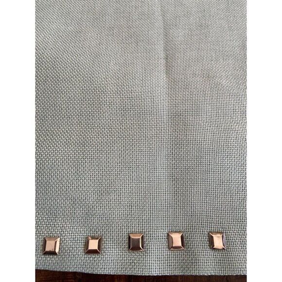 Turquoise Table Runner with Studding - Picture 3 of 4
